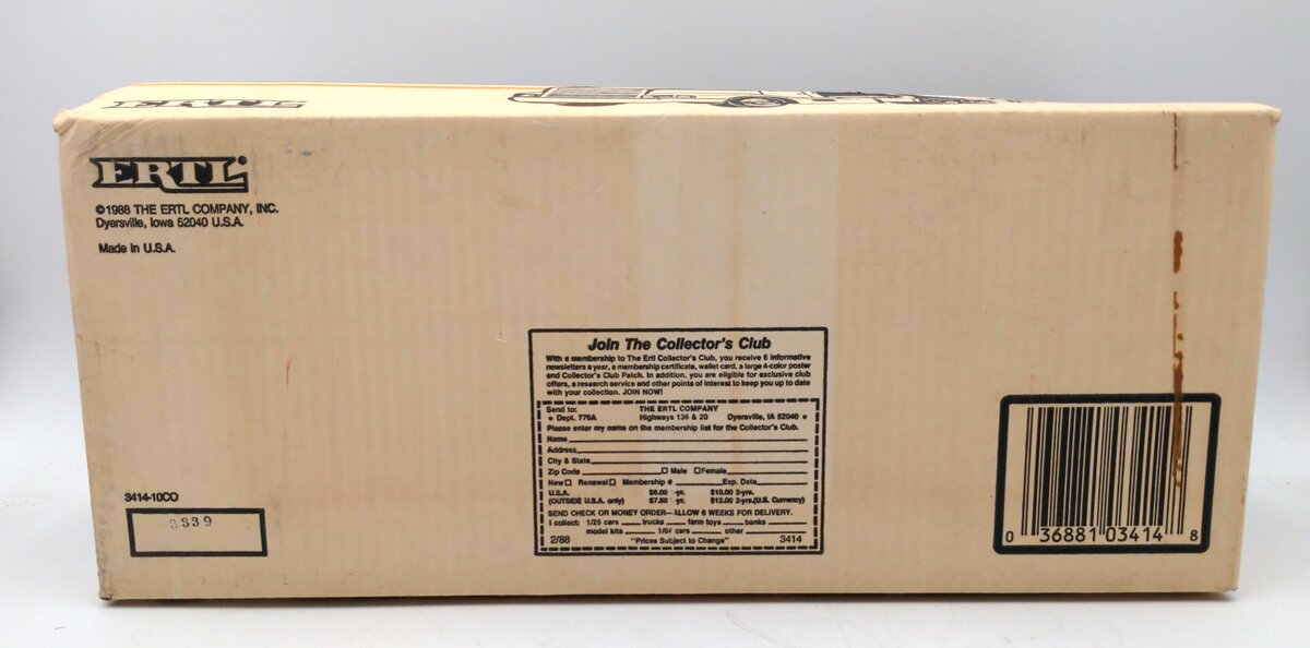 Ertl 3414 1:16 Scale McClinton Anchor Automatic Dump Truck NIB