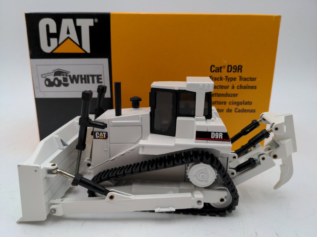 NZG 451 1:50 CAT D9R Track-Type Tractor - White EX/Box