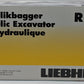 Conrad 2916 1:50 Scale Diecast Liebherr R996 Backhoe Mining Excavator VG/Box