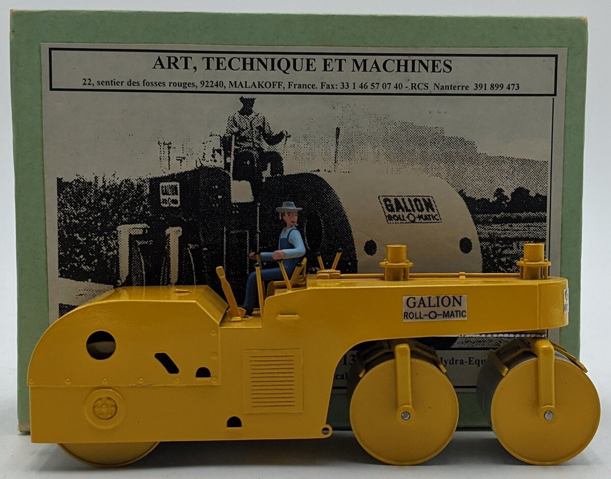 ATM K07 1:50 Scale Diecast Galion Roll-O-Matic Compactor NIB