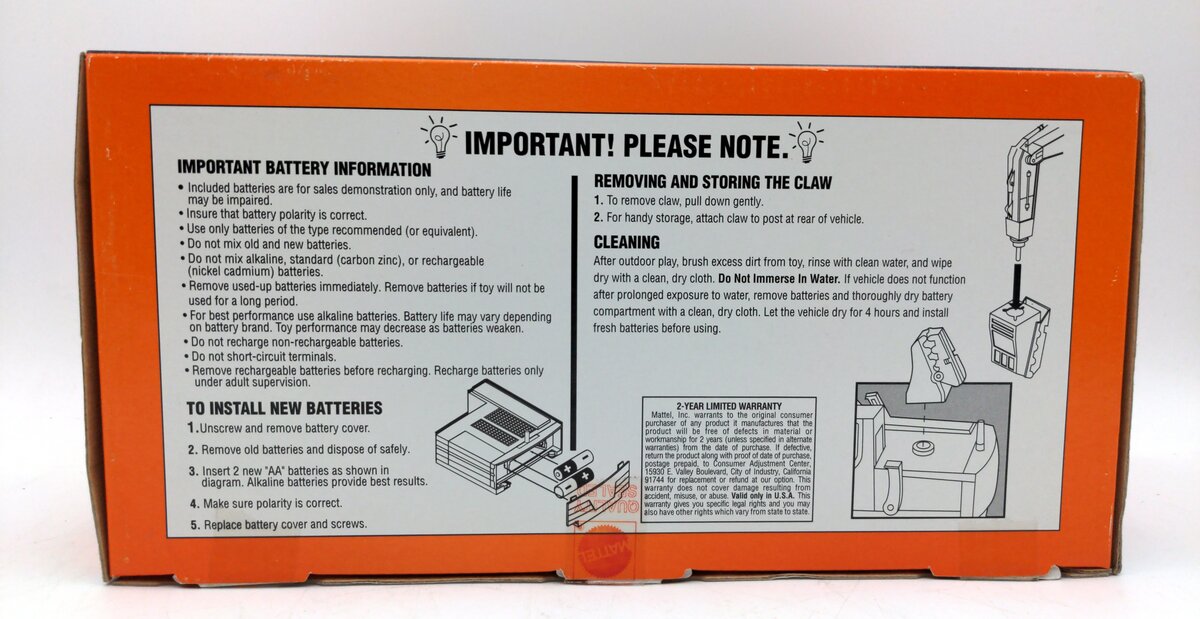 Matchbox 36080 Caterpillar Excavator w/ Hammer Claw NIB