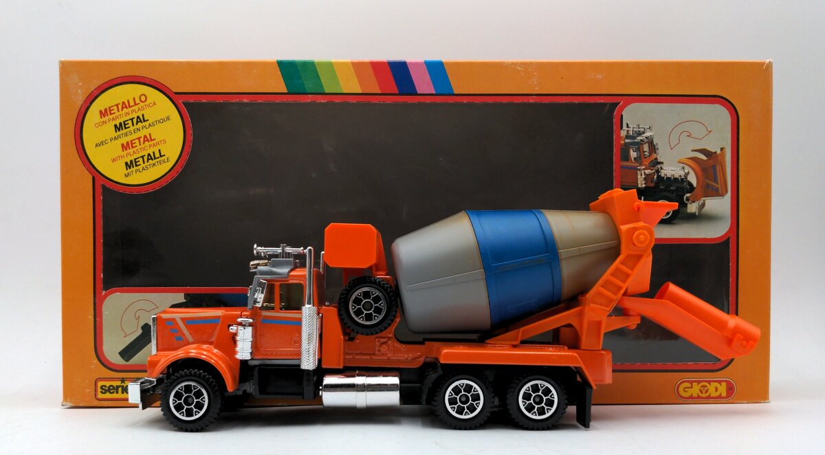 Scame Mastaf 73106 1:35 Scale Giodi Serie Jumbo Cement Mixer Truck. EX/Box