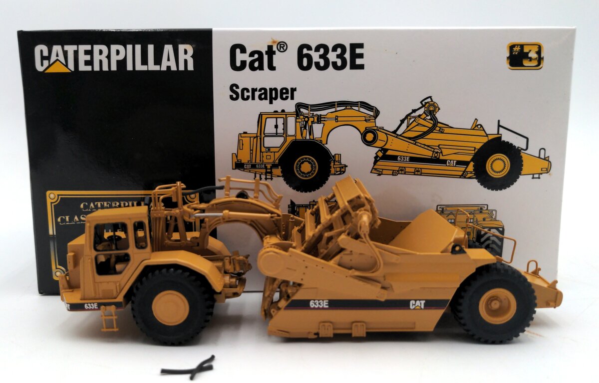 CCM 003 Brass Caterpillar 633E Scraper EX/Box