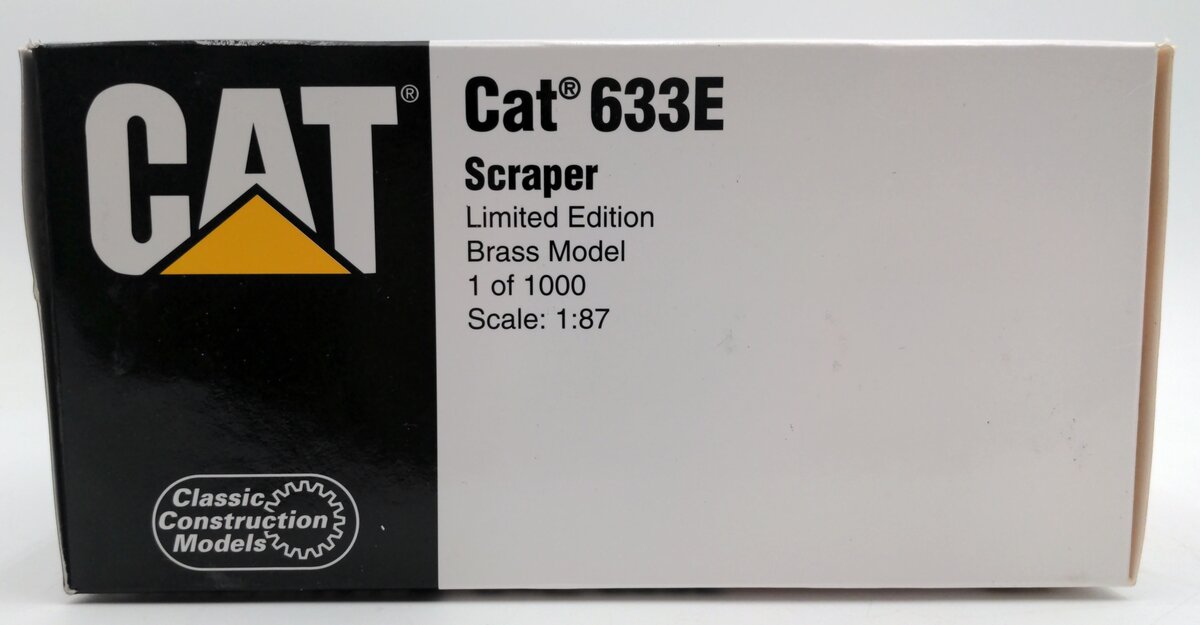 CCM 003 Brass Caterpillar 633E Scraper EX/Box