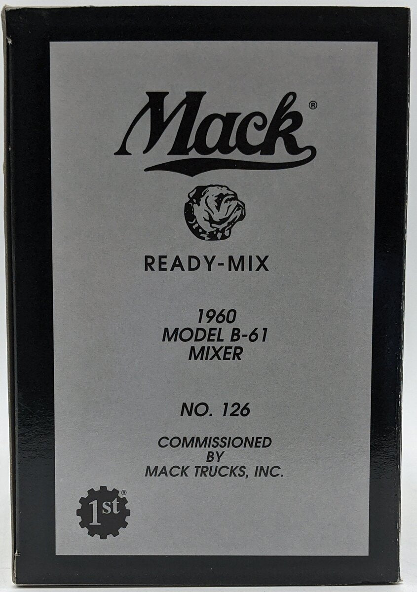 First Gear 19-2736 1:34 Ready-Mix 1960 Mack Model B-61 Mixer NIB