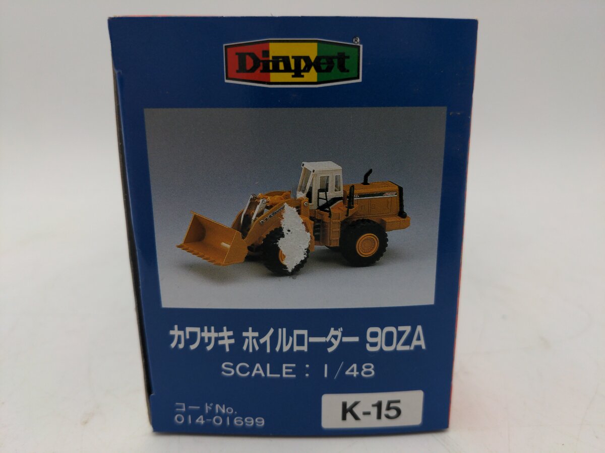 Yonezawa Toys 14-1699 1:48 Scale Diecast 90ZA Wheel Loader K-15 EX/Box
