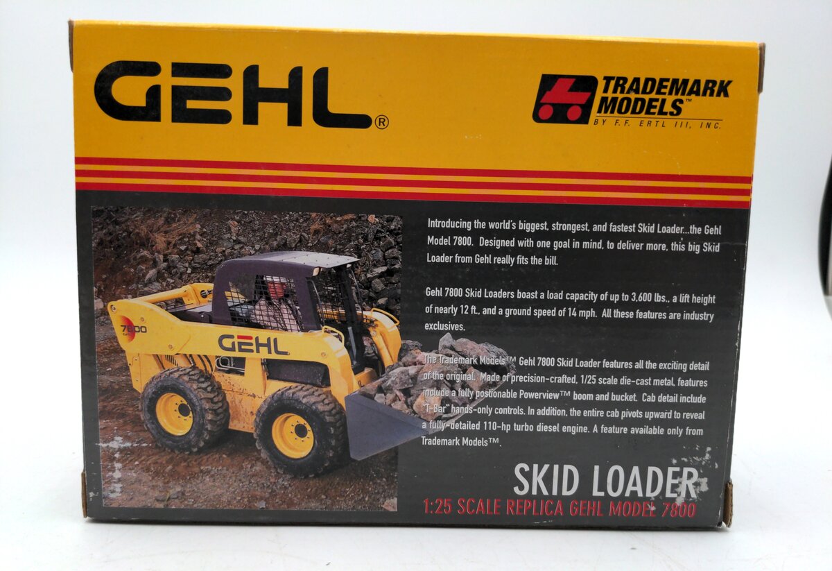 Die Cast Promotions 20002 1:25 Scale Gehl Skid Loader Model 7800 NIB