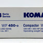 Conrad 2437 1:50 Scale WA-3 Series Komatsu Compactor WF 450-3 VG/Box