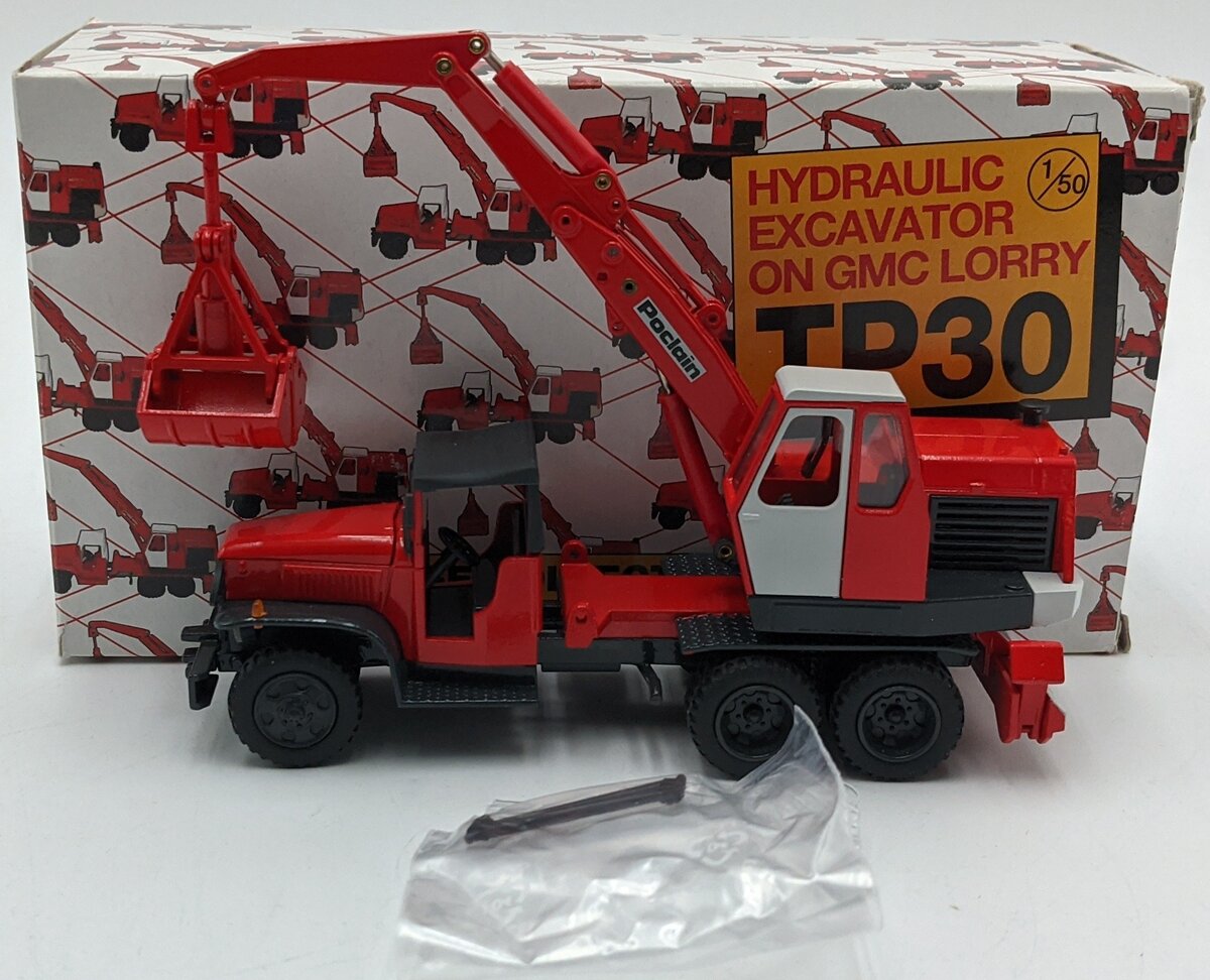 Conrad 2928 1:50 Diecast Poclain TP 30 Mobile Excavator NIB