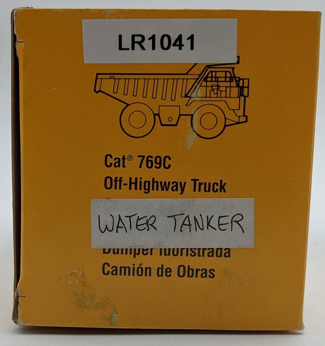 NZG 222 1:50 Custom Diecast 769C Caterpillar Dump Truck W/Water Tank VG/Box