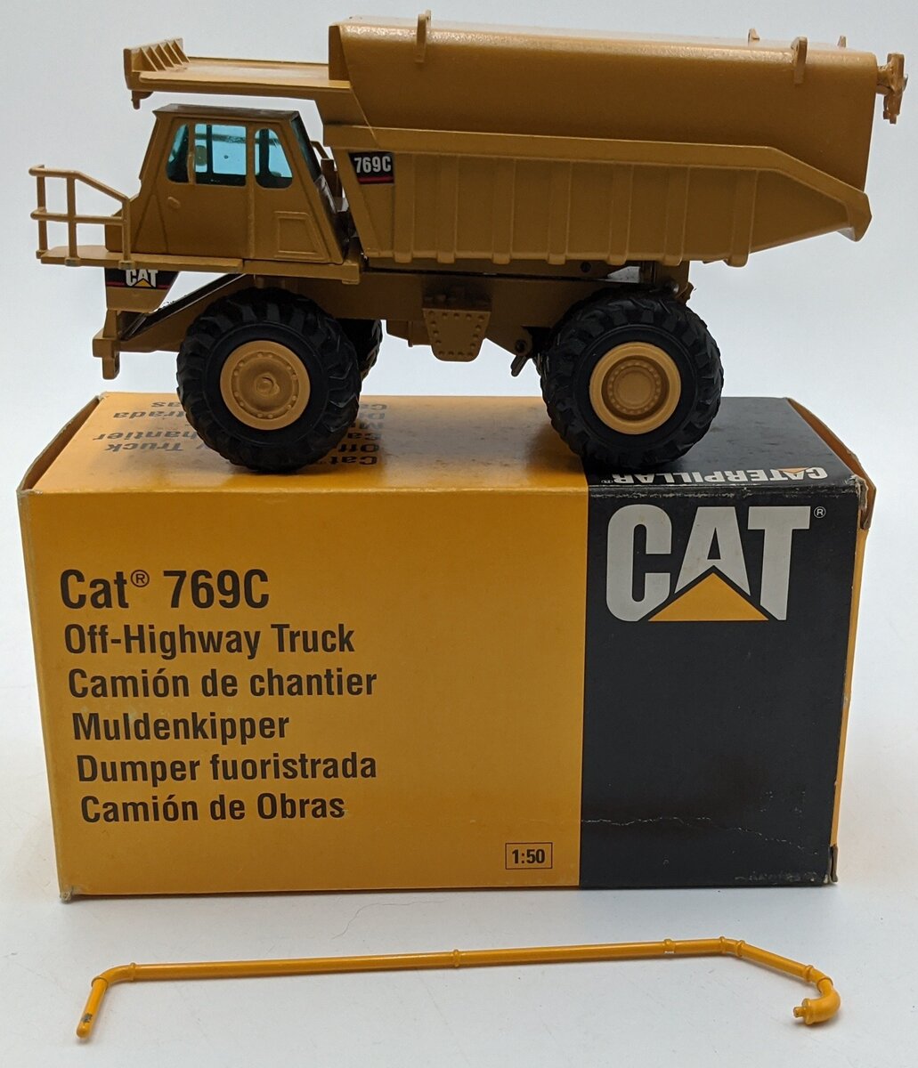 NZG 222 1:50 Custom Diecast 769C Caterpillar Dump Truck W/Water Tank VG/Box