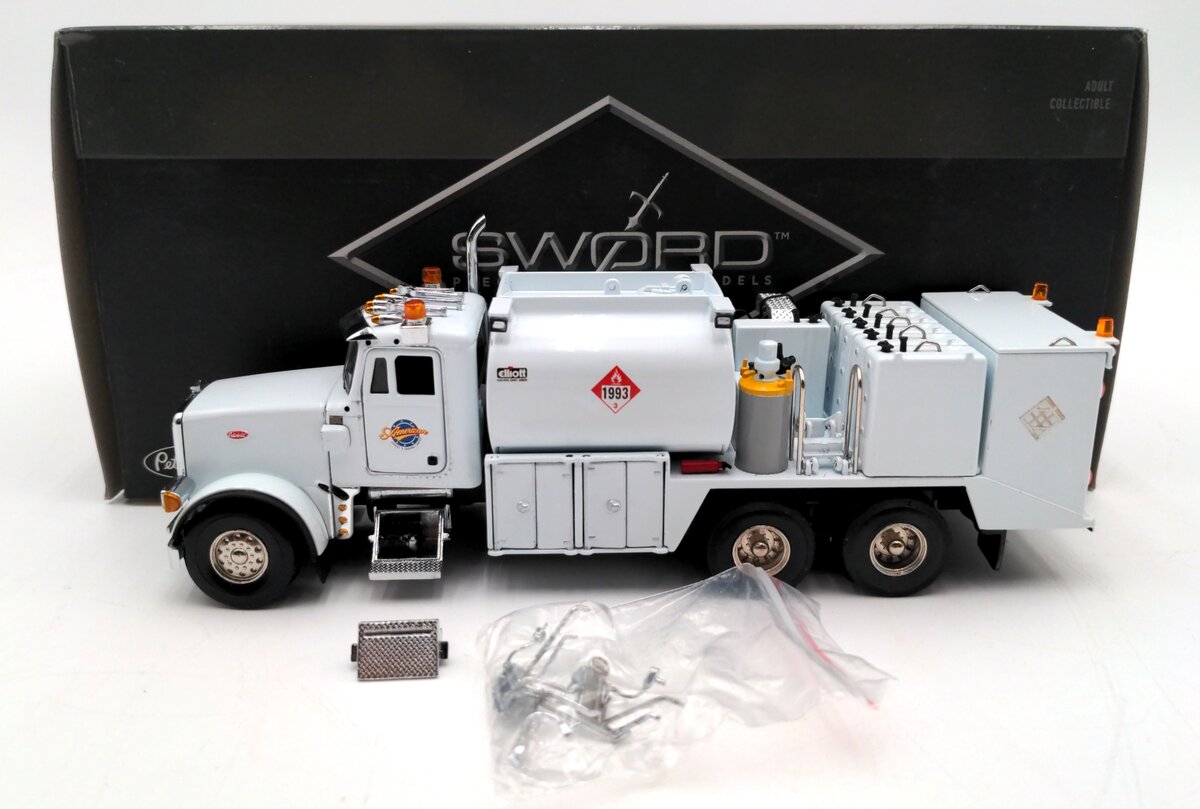 Sword Models SW2041-AA 1:50 Peterbilt 357 Rigid w/ Elliott Fuel & Lube Body NIB