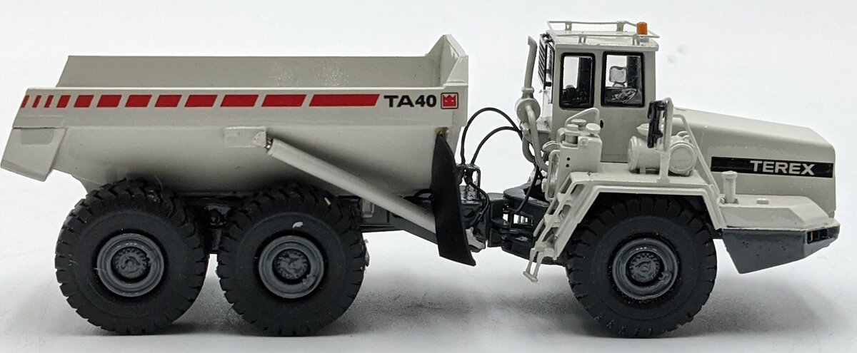 OHS Models 877.2 1:87 Diecast Terex TA40 Artic Dump Truck Red Stripe VG/Box
