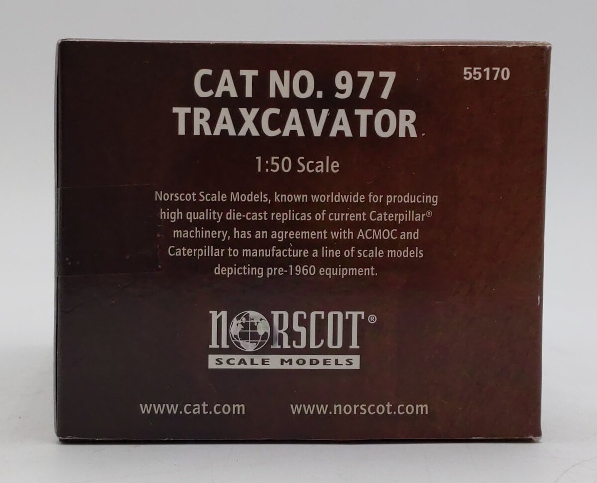 Norscot 55170 1:50 Scale diecast Caterpillar 977 Assembled Traxcavator Assembled LN/Box