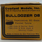 Overland Models OMI-3150 1:87 Diecast Pewter D8 Bulldozer VG/Box