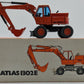 Conrad 2901 1:50 Diecast Atlas AB1302 Wheeled Excavator NIB