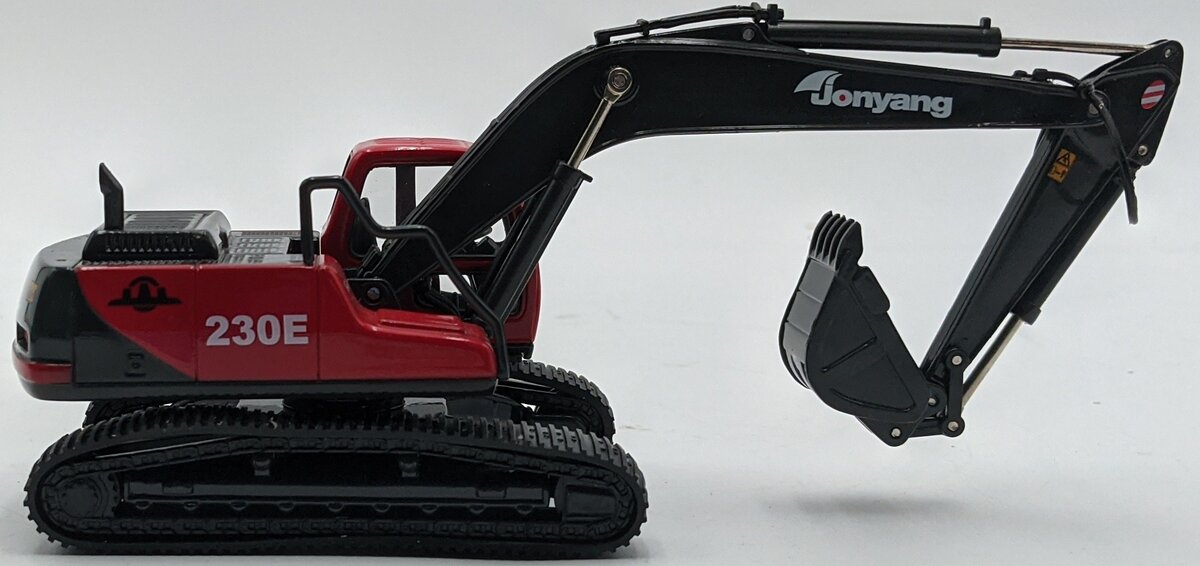 Jonyang JY230E 1:50 Diecast Jonyang JY230E Excavator Red NIB