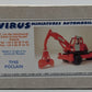 HartSmith Models Ltd. 1:48 Diecast Poclain TY45 Wheeled Excavator w/Clam Bucket NIB