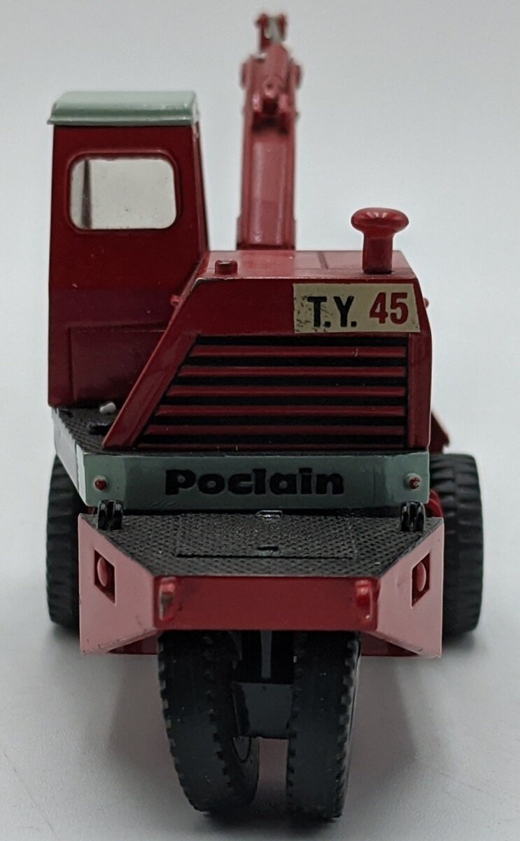 HartSmith Models Ltd. 1:48 Diecast Poclain TY45 Wheeled Excavator w/Clam Bucket NIB