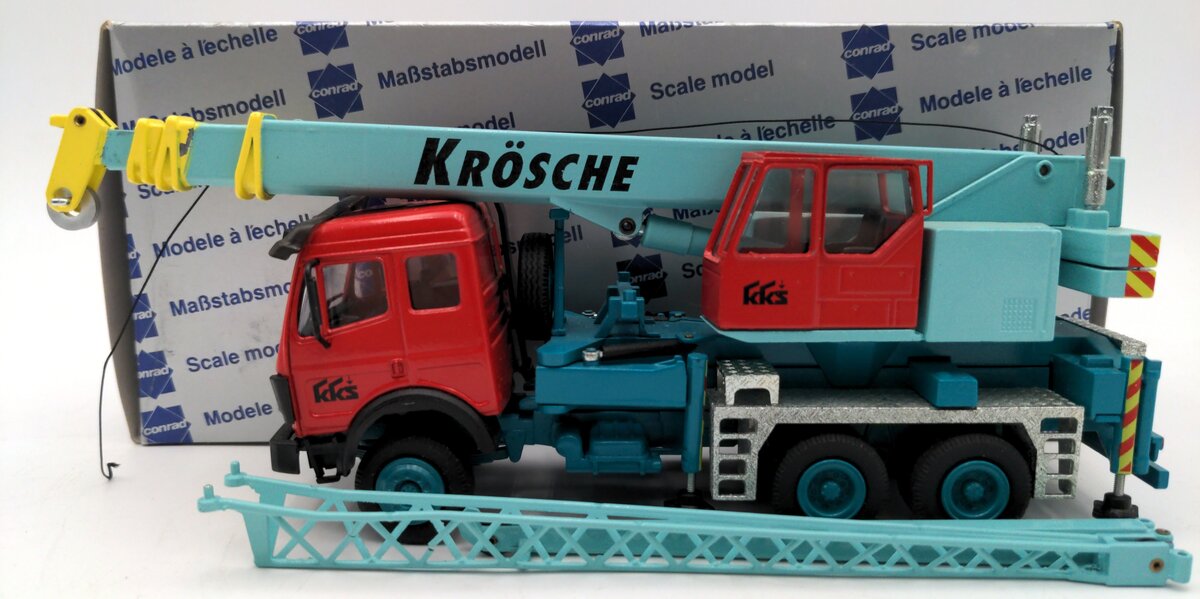 Conrad 3088 1:50 Liebherr LTF 1030-3 Diecast Mobile Crane - Krosche/Box