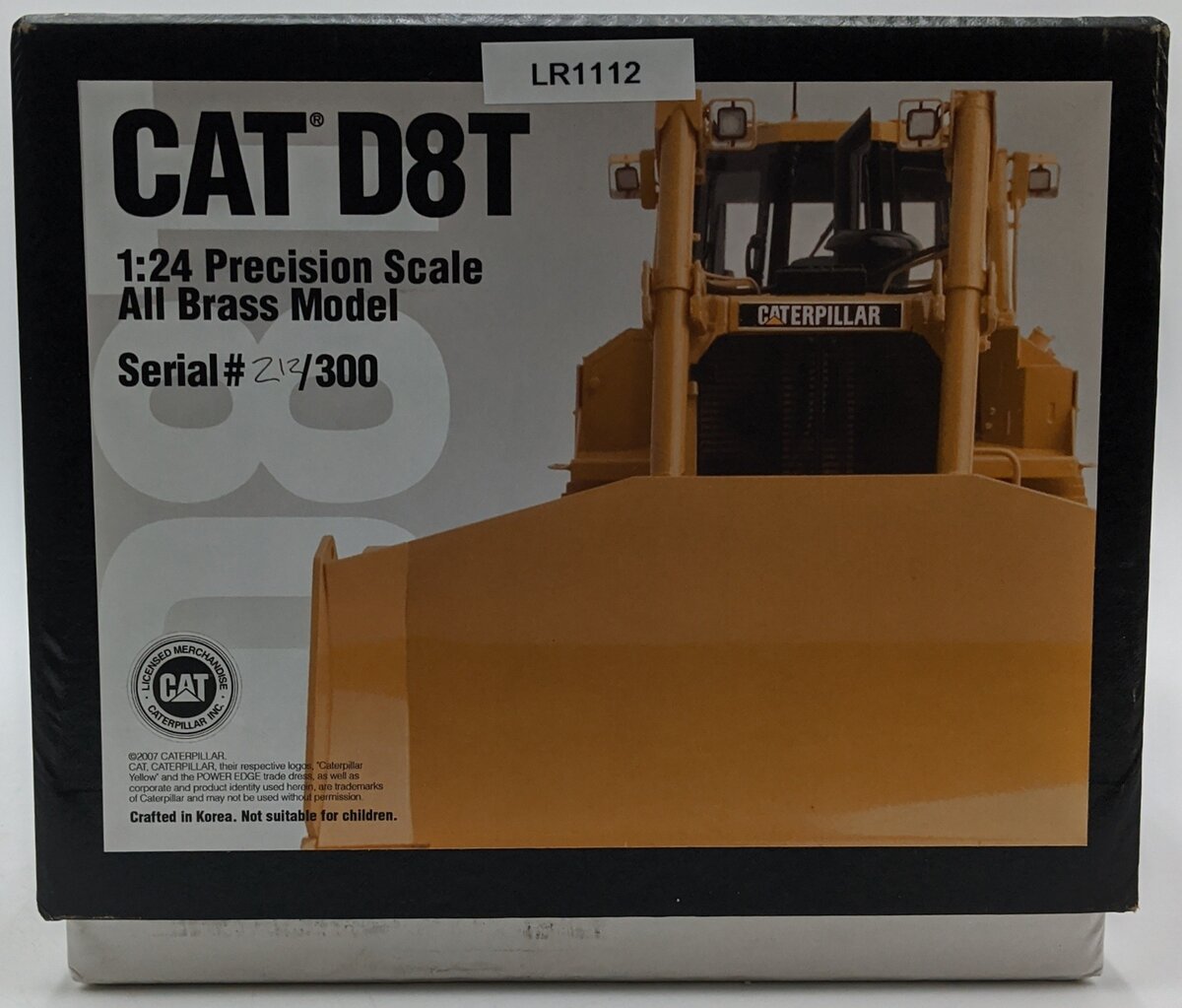 CCM 1:24 Brass Caterpillar D8T Bulldozer NIB