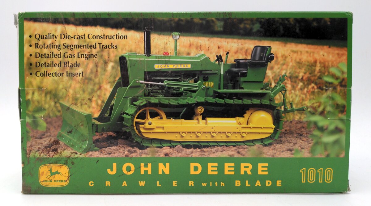 Ertl 15384 1:16 Scale Diecast John Deere 1010 Crawler w/ Blade Plow City NIB