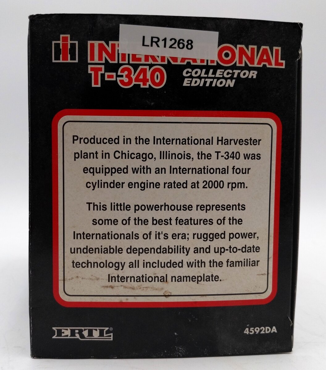 Ertl 4592DA 1:16 Scale Diecast International T-340 Crawler NIB