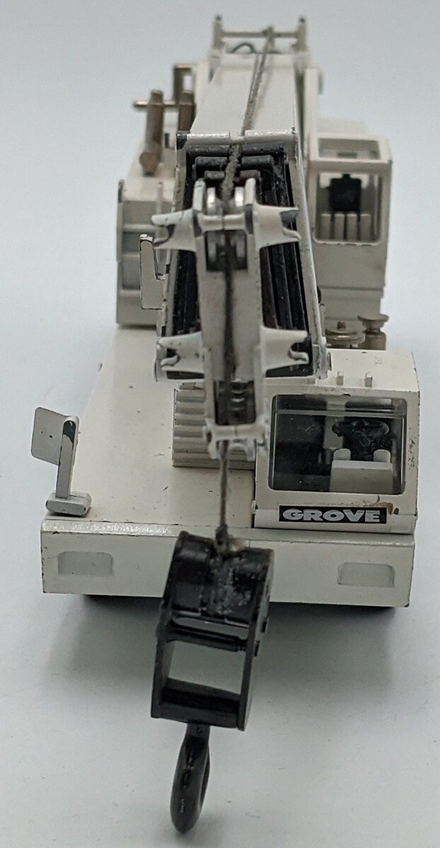 NZG 152 1:55 Scale Grove TM1400 Mobile Crane - White VG