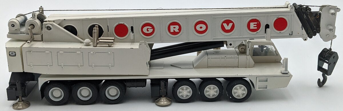 NZG 152 1:55 Scale Grove TM1400 Mobile Crane - White VG