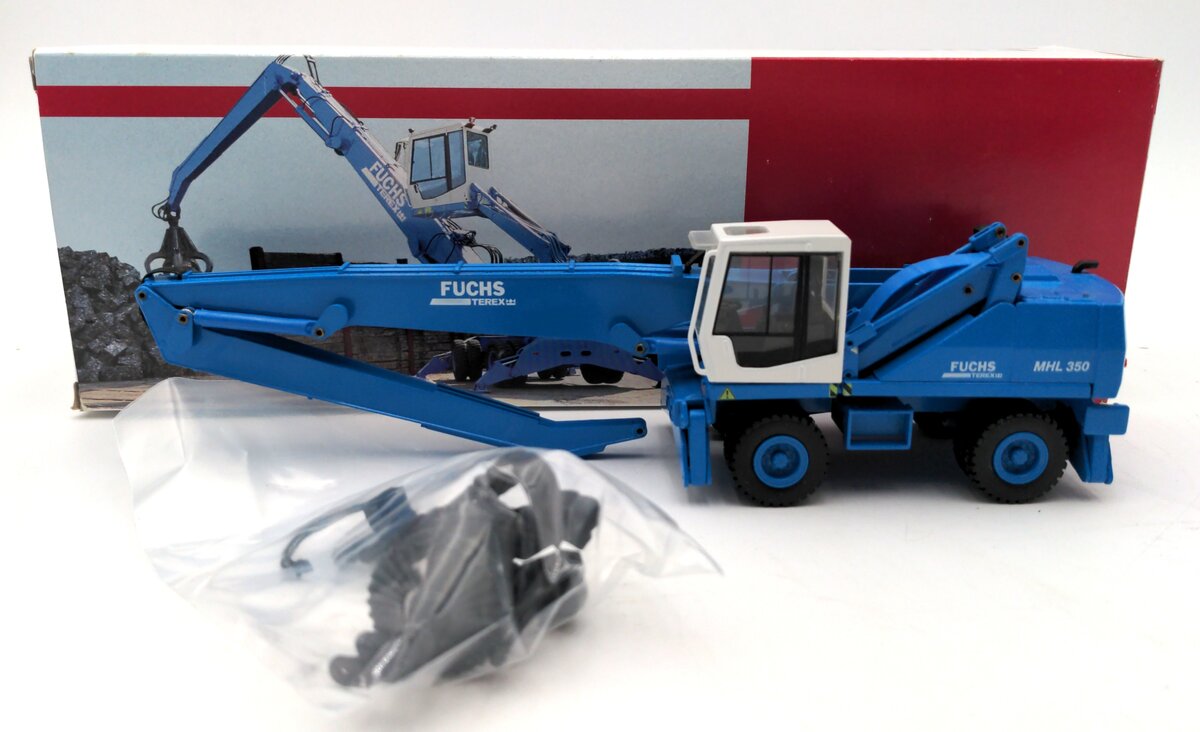 Conrad 2911 1:50 Scale Diecast Fuchs Terex MHL 350 Loading Machine NIB