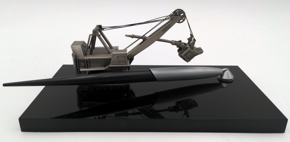 Bucyrus Erie 22B Cable Shovel Display With Pen VG