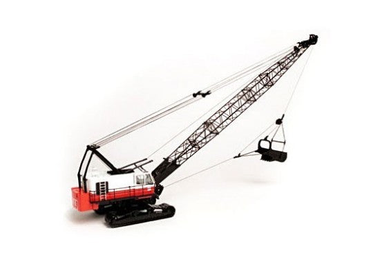CCM 190D 1:48 Brass Orange & White Northwest 190D Dragline Crawler Crane NIB