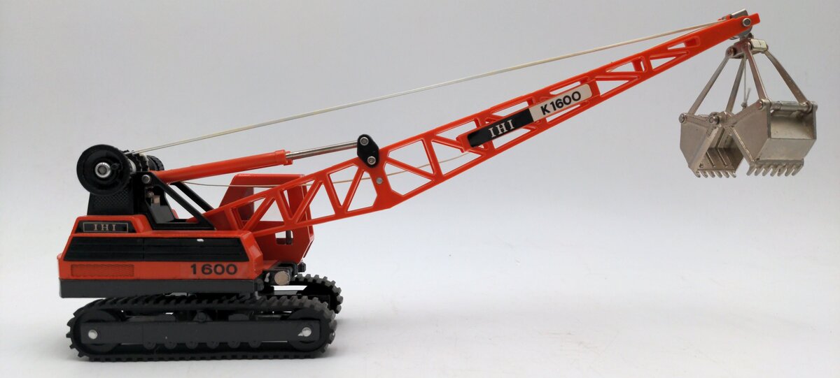 Yonezawa Toys K-21 1:40 Scale Diecast IHI K1600 Lattice Crane w/ Clam Bucket LN/Box
