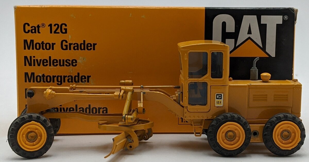 NZG 150 1:50 Diecast Caterpillar 12G Motor Grader VG/Box