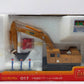 Shinsei 017 1:43 Scale Diecast Komatsu 20-HT Excavator w/ Signs & Rocks NIB