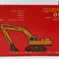Shinsei 017 1:43 Scale Diecast Komatsu 20-HT Excavator w/ Signs & Rocks NIB