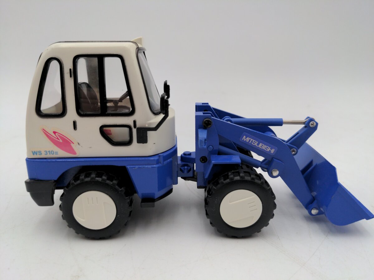 Yonezawa Toys K-20 1:30 Scale Diecast Mitsubishi WS310 III Wheel Loader EX/Box