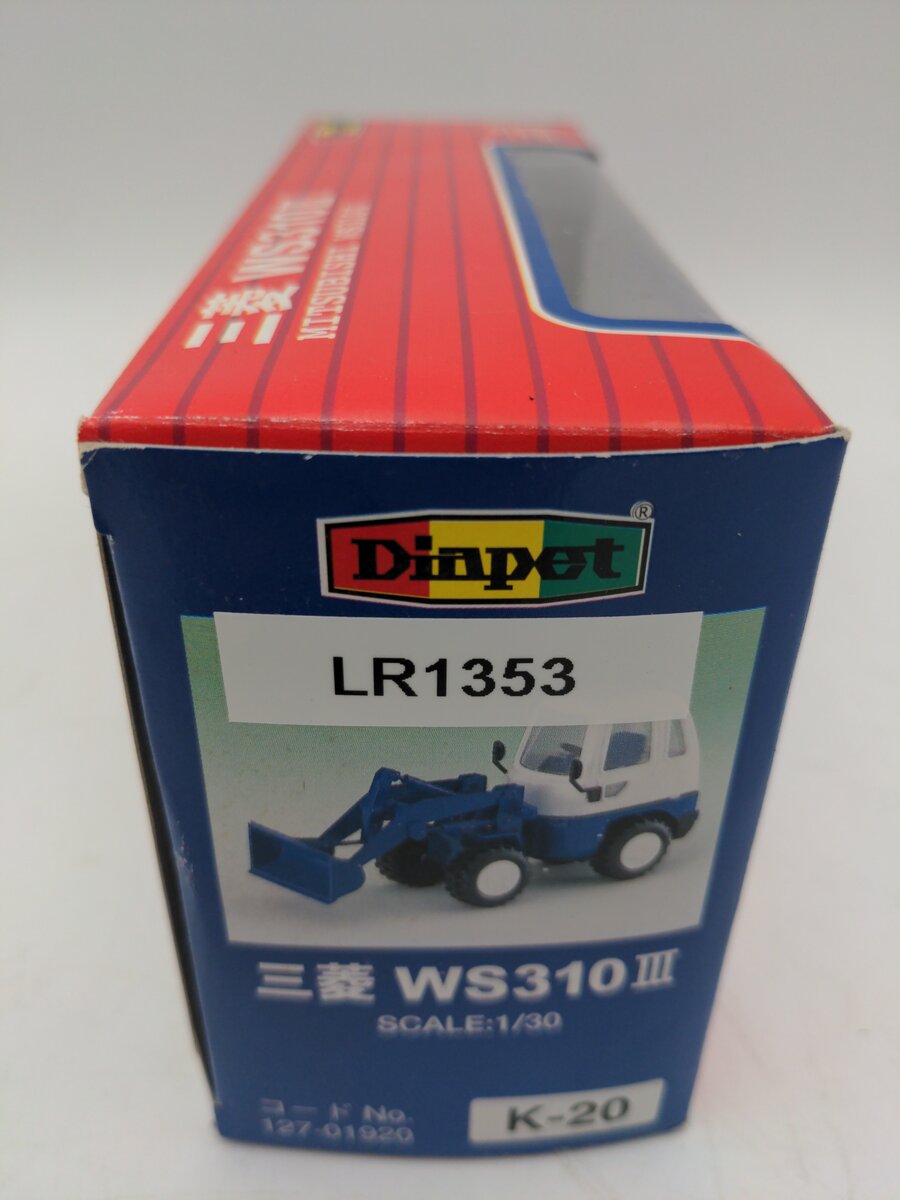 Yonezawa Toys K-20 1:30 Scale Diecast Mitsubishi WS310 III Wheel Loader EX/Box