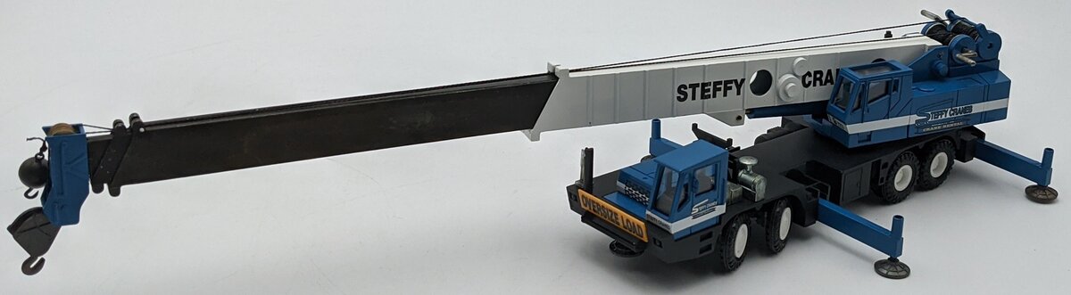 NZG 494 1:55 Grove TM9120 Mobile Crane Steffy Cranes Blue NIB