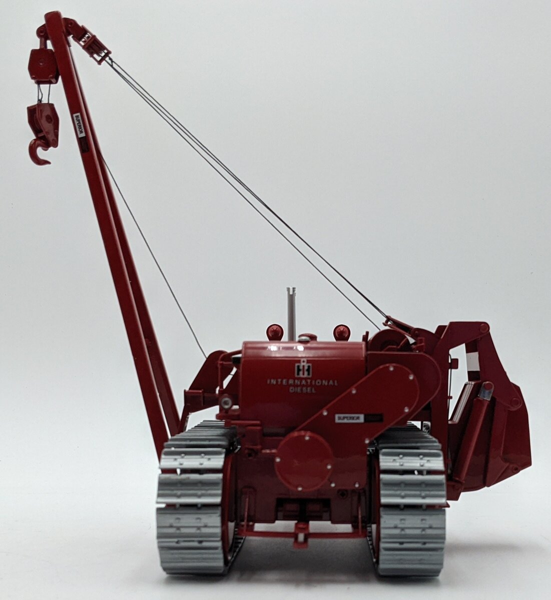 SpecCast ZJD-1534 1:25 Diecast Intl. Harvester TD-24 Crawler W/Pipe Layer NIB