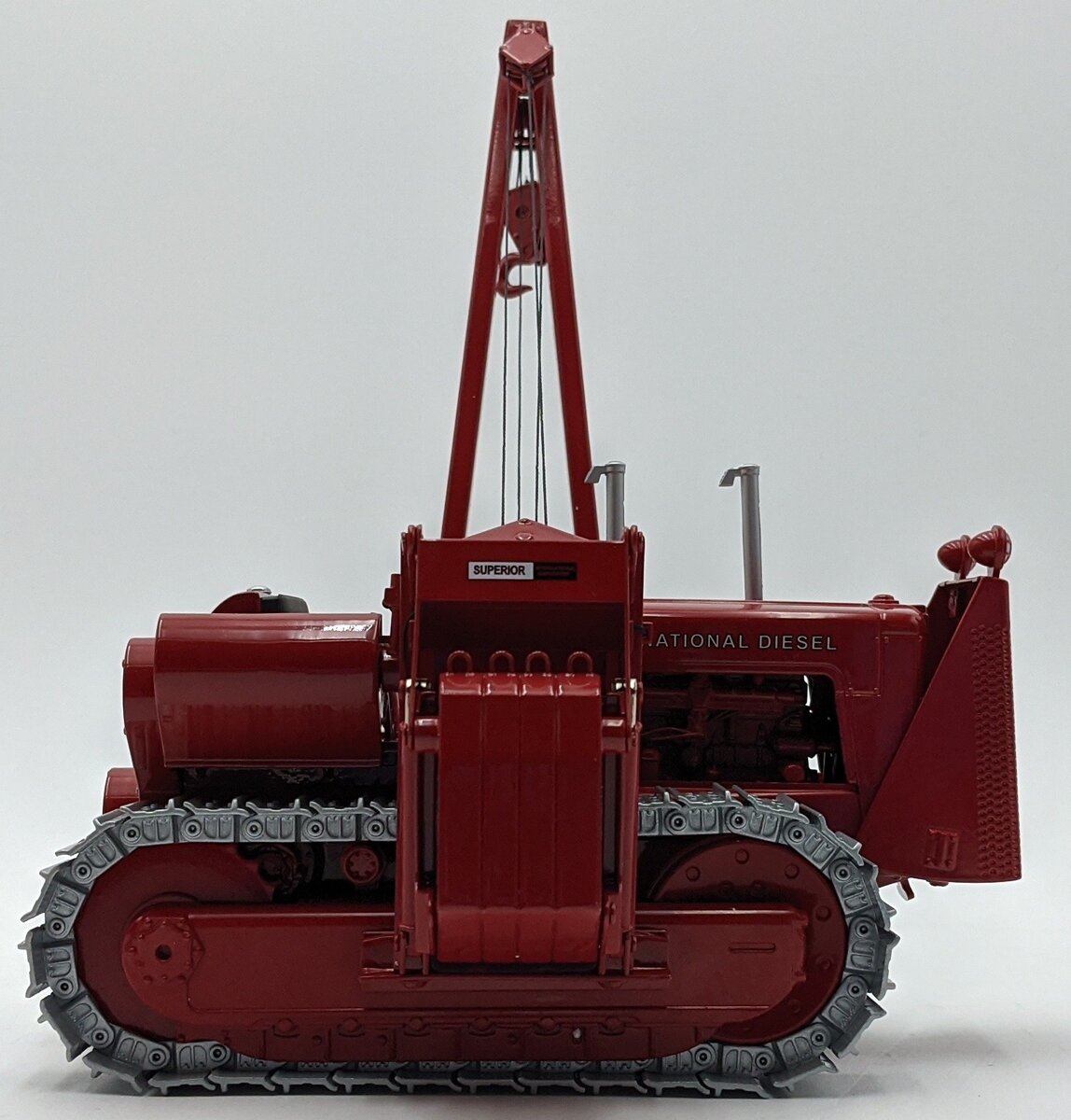 SpecCast ZJD-1534 1:25 Diecast Intl. Harvester TD-24 Crawler W/Pipe Layer NIB