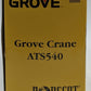 Norscot 30098 1:50 Diecast Yellow & Silver Grove Crane ATS540 NIB