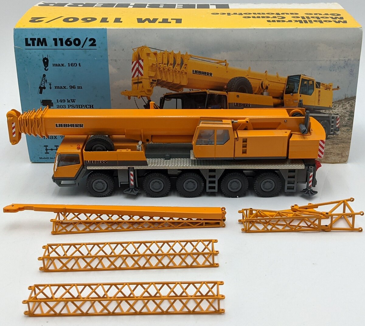 Conrad 2090 1:50 Diecast Liebherr LTM 1160/2 Mobile Crane NIB