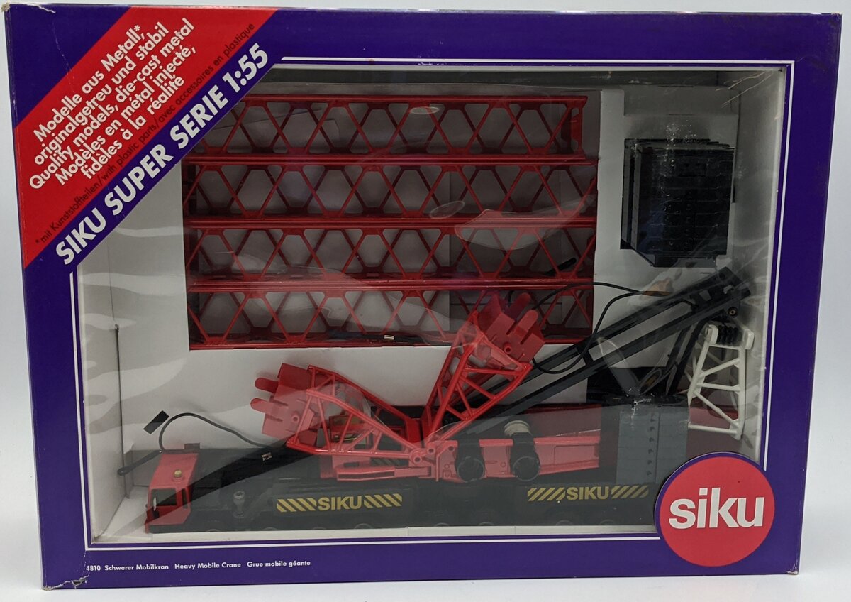 Siku 4810 1:55 Diecast Liebherr Lattice Boom Truck Crane NIB