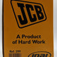 Joal 299 1:25 Diecast JCB 3CX Centremount Backhoe Loader NIB