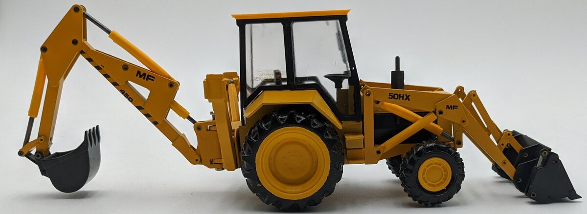 Conrad 2952 1:35 Diecast Massey Ferguson 50H Tractor Backhoe VG/Box