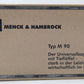 NZG 485 1:50 Diecast Type M 90 Universal Excavator with Deep-Lobined NIB