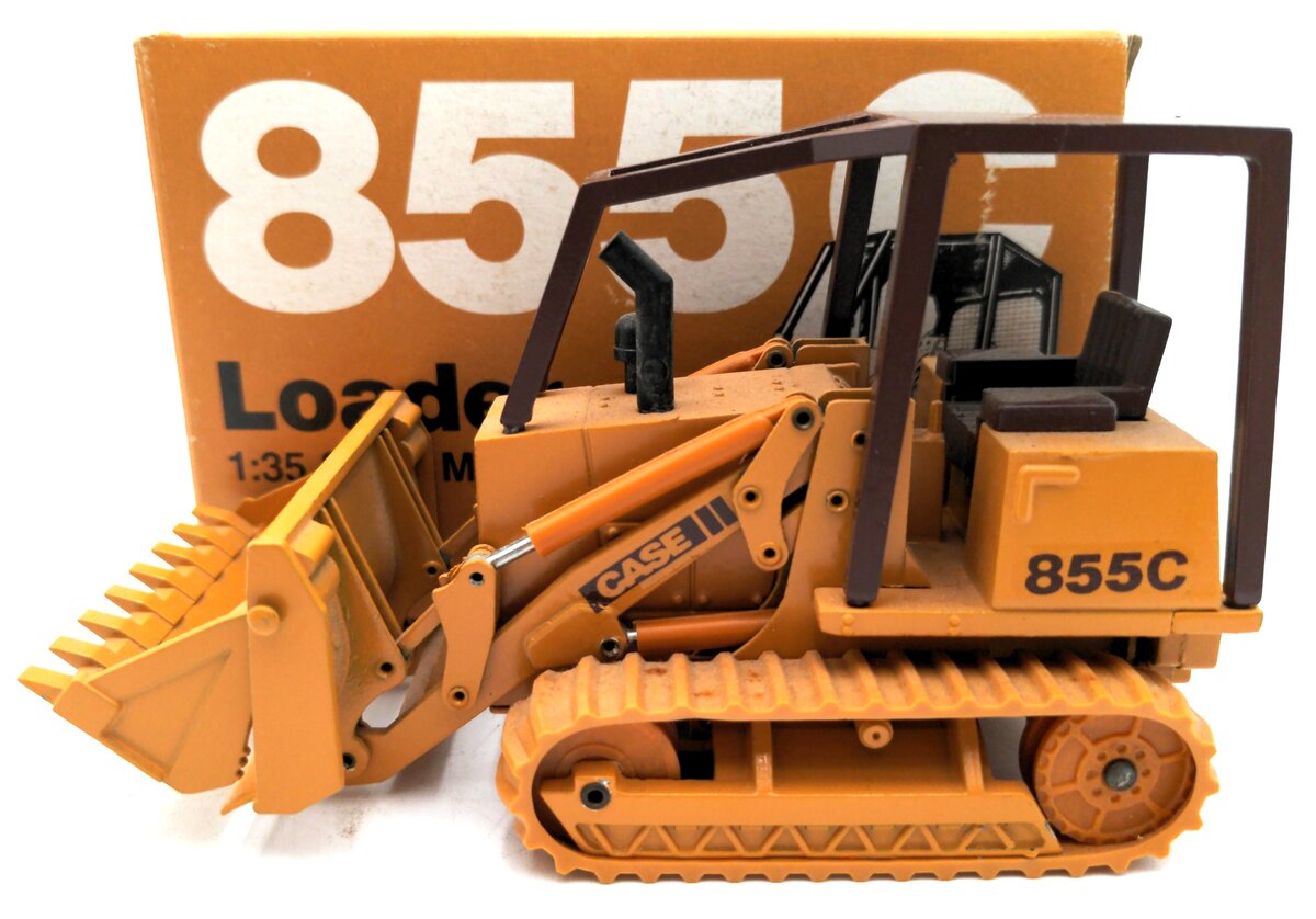 NZG 208 1:35 Case 855C Loader VG/Box
