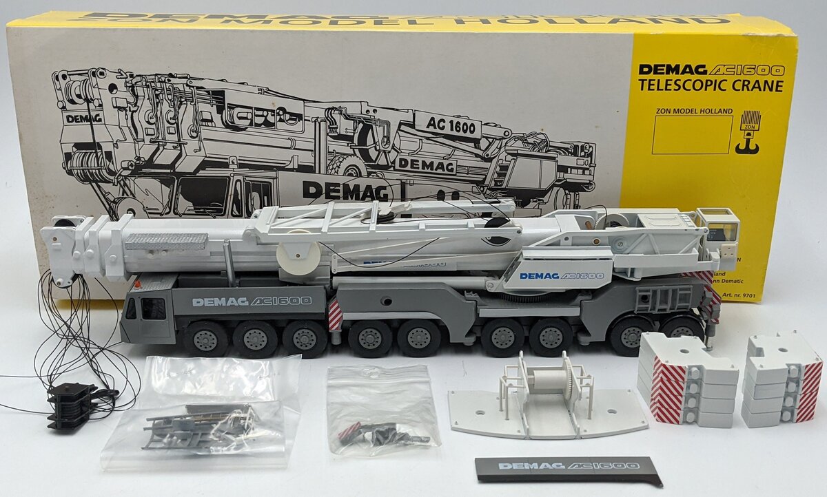 Zon Models 1:50 Diecast Demag AC1600 Telescopic Crane VG/Box