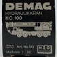 NZG 123 1:50 Demag HC100 4-Axle Crane VG/Box